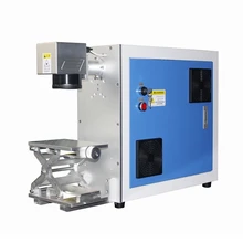 Blue 20w fiber marking machine / laser marking machine portable color fiber marking machine / metal marking free shipping Blue 20w fiber marking machine / laser marking machine portable color fiber marking machine / metal marking free shipping