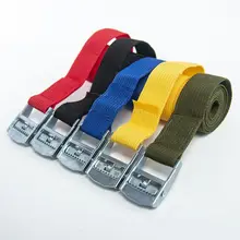 1 м прочный нейлоновый ремень для путешествий, Фиксирующий Ремень, буксировочный трос, пряжка, ремень для багажной сумки, Автомобильные стойки для пояса на крыше, грузовые ремни