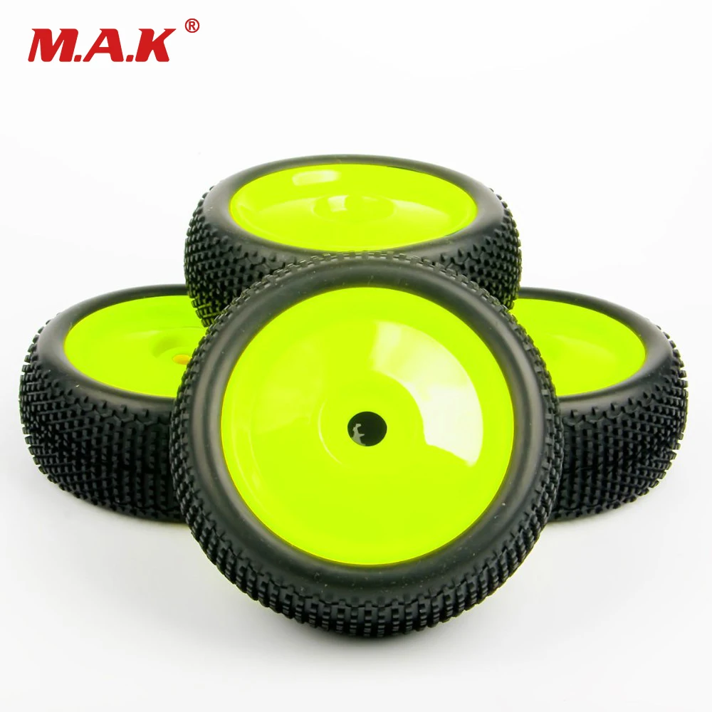1:8 Car Parts And Accessories Off-Road Ruber Tire Wheel Rim 4PCS 17mm Hex For HPI HSP RC Buggy Racing Car Tyres 4pcs 12mm racing wheel rim