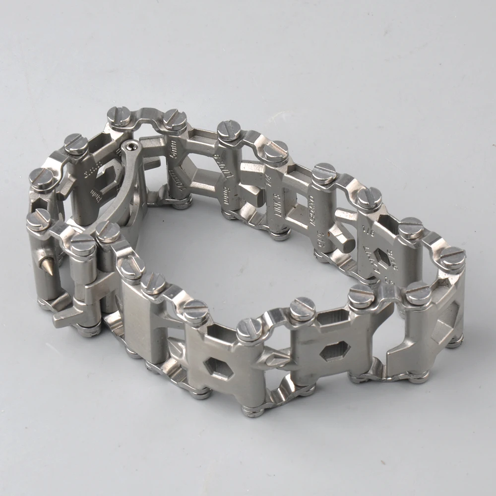 

High Quality Leatherman EDC Tool Bracelet Hand Catenary 29 Functions Utility Outdoor Multi Tool for Hunting Archery Accessory