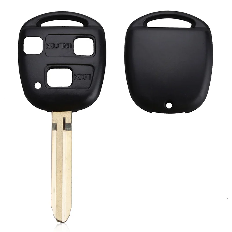 

MAYITR 3 Button for TOYOTA Yaris Avensis Corolla Auris Remote Key Fob Shell Case Replacement Car Key Shell Cover