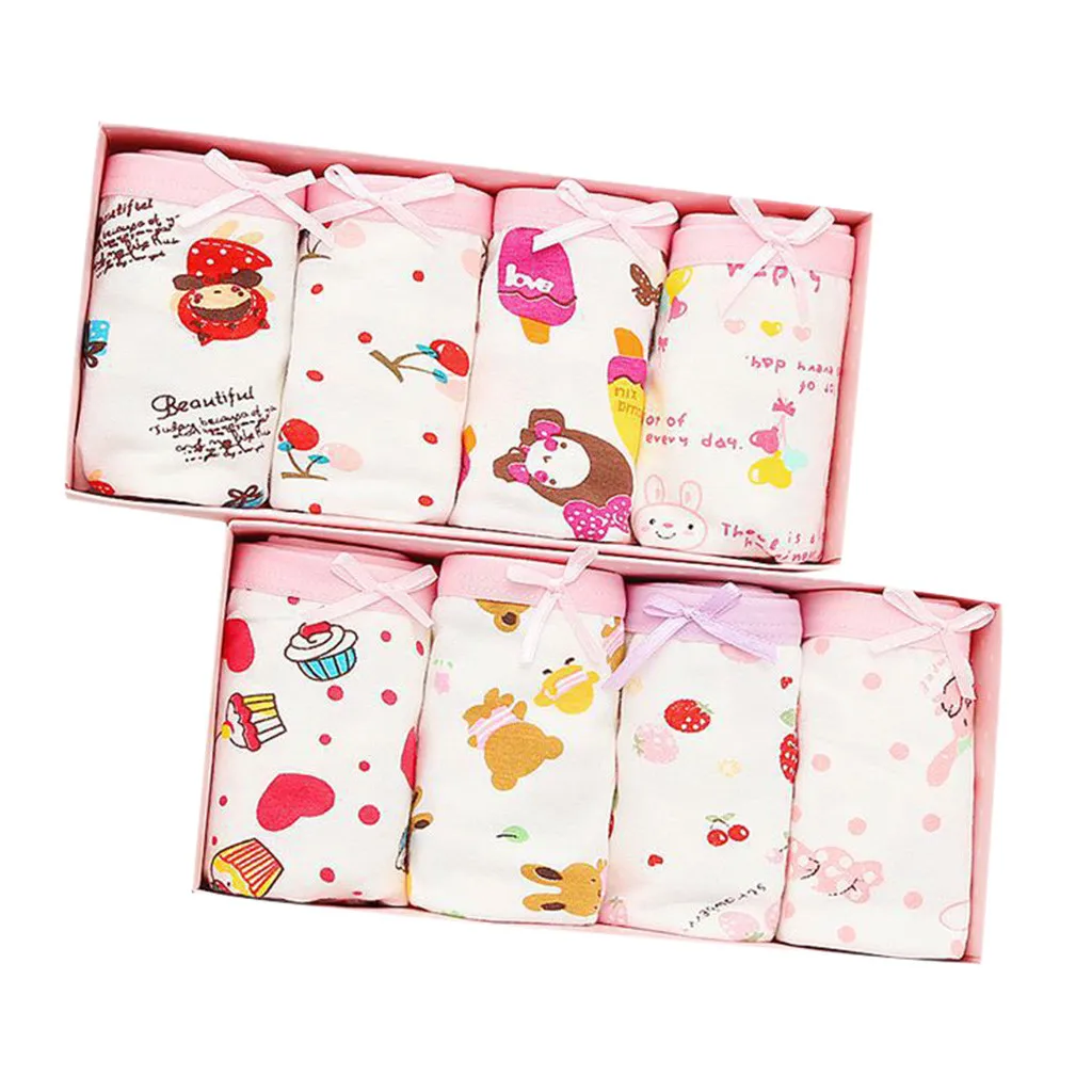 

SAGACE Cotton Kids Underwear For Girls Cute Cartoon Print Soft Short Panties Children Baby Girls Underwear Kids Underwear