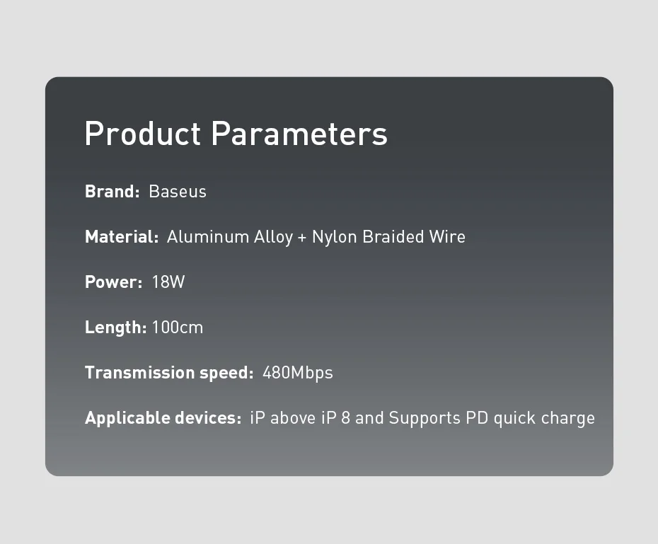 Baseus type C-USB кабель для iPhone 11 Pro Max 18 Вт PD быстрое зарядное устройство USB C для Lightning зарядный кабель для Macbook Pro провод