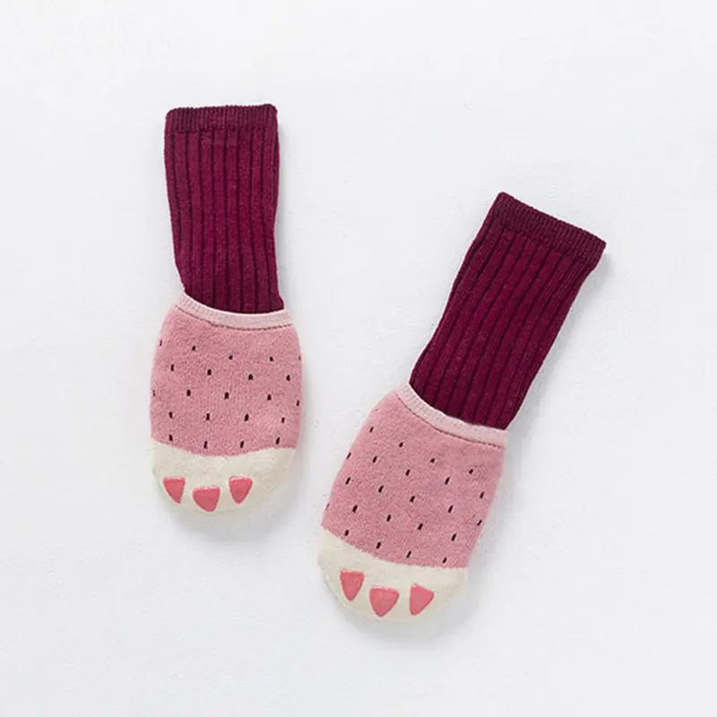 Детские носки для мальчиков и девочек лоскутное противоскользящие носки комплект Носки для новорожденных детей