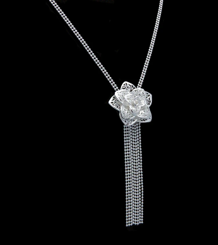 Женское ожерелье из серебра 925 пробы в этническом стиле|jewelry style|sterling silver necklace925
