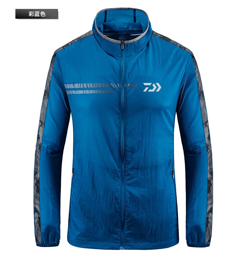 Roupas de Pesca ao ar Acampamento com Capuz Jaquetas de Seda Gelo à Prova Daiwa Livre Secagem Rápida Hidrofóbica Roupas Casuais Respirável Dwaterproof Água 15 Cheap Roupas de pesca