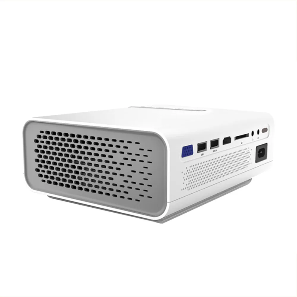 Hiperrelo1800 люмен 1080P YG620 портативный домашний светодиодный проектор USB кинотеатр Мультимедиа AV SD HD проектор светодиодный Apr25