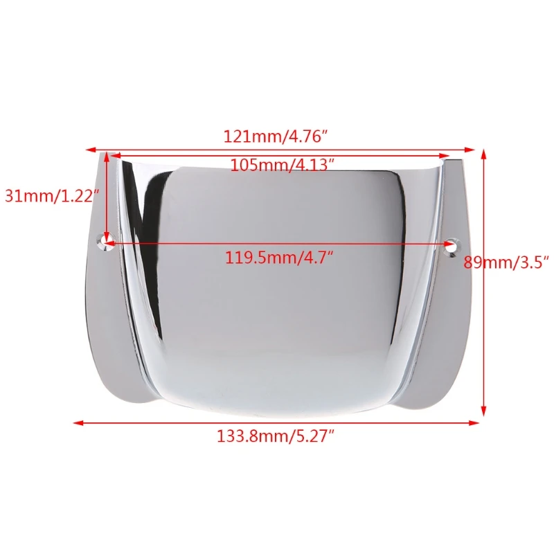 Короткая стальная крышка моста протектор для джаз бас Запчасти для электрической гитары#35/11L