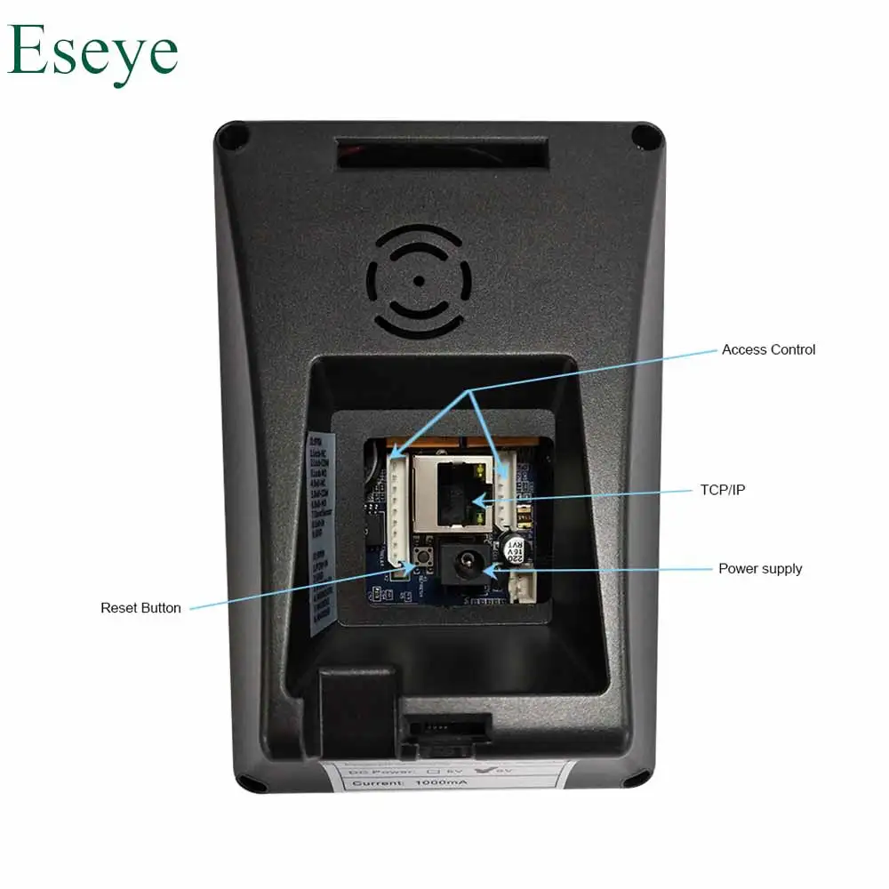 Eseye биометрическая система распознавания лица, система контроля доступа TCP/IP, устройство считывания времени для сотрудников