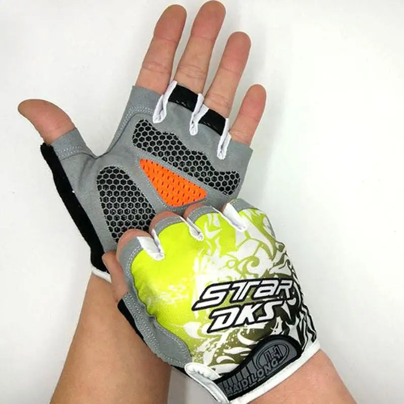 Men & Women's Sports 3D Gel Padded Anti-Slip Gloves Gym Fitness Weight Lifting Body Building Exercise Training Cycling Outdoor