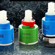 Аксессуары для ванной комнаты, кран катушка, 35 мм керамический картридж холодной и горячей воды кран Керамический клапан основной смеситель фитинги