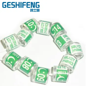 

2017 free shipping aluminium core with plastic coat ring,pigeon ring 10mm