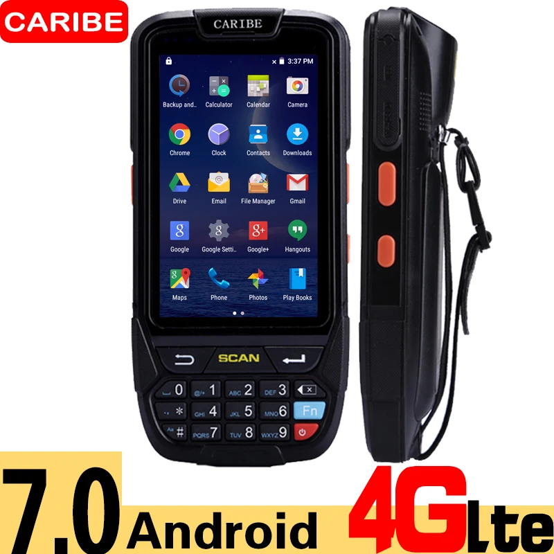 CARIBE 4.0 بوصة 1D 2D الباركود ماسحة بلوتوث نشط RFID قارئ اتصال المدى القريب CARIBE 4.0 بوصة 1D 2D الباركود ماسحة بلوتوث نشط RFID قارئ اتصال المدى القريب