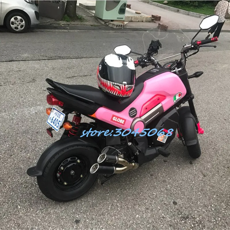 Silenciador modificado del escape de la motocicleta de la marca láser con agujeros dobles extraíbles DB Killer para CB400 CBF190R Z250 Ninja300 Z750 R3