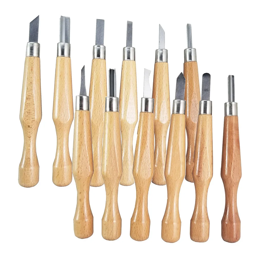 12-Pieces Woodworking Carving Chisels Tool Set for Beginners (1)
