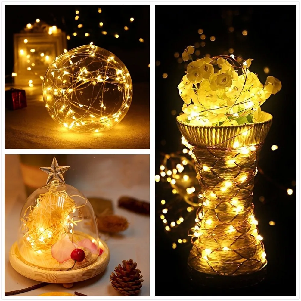 LED String lights Holiday lighting For Fairy Christmas Garland Wedding Party Decoration (12)