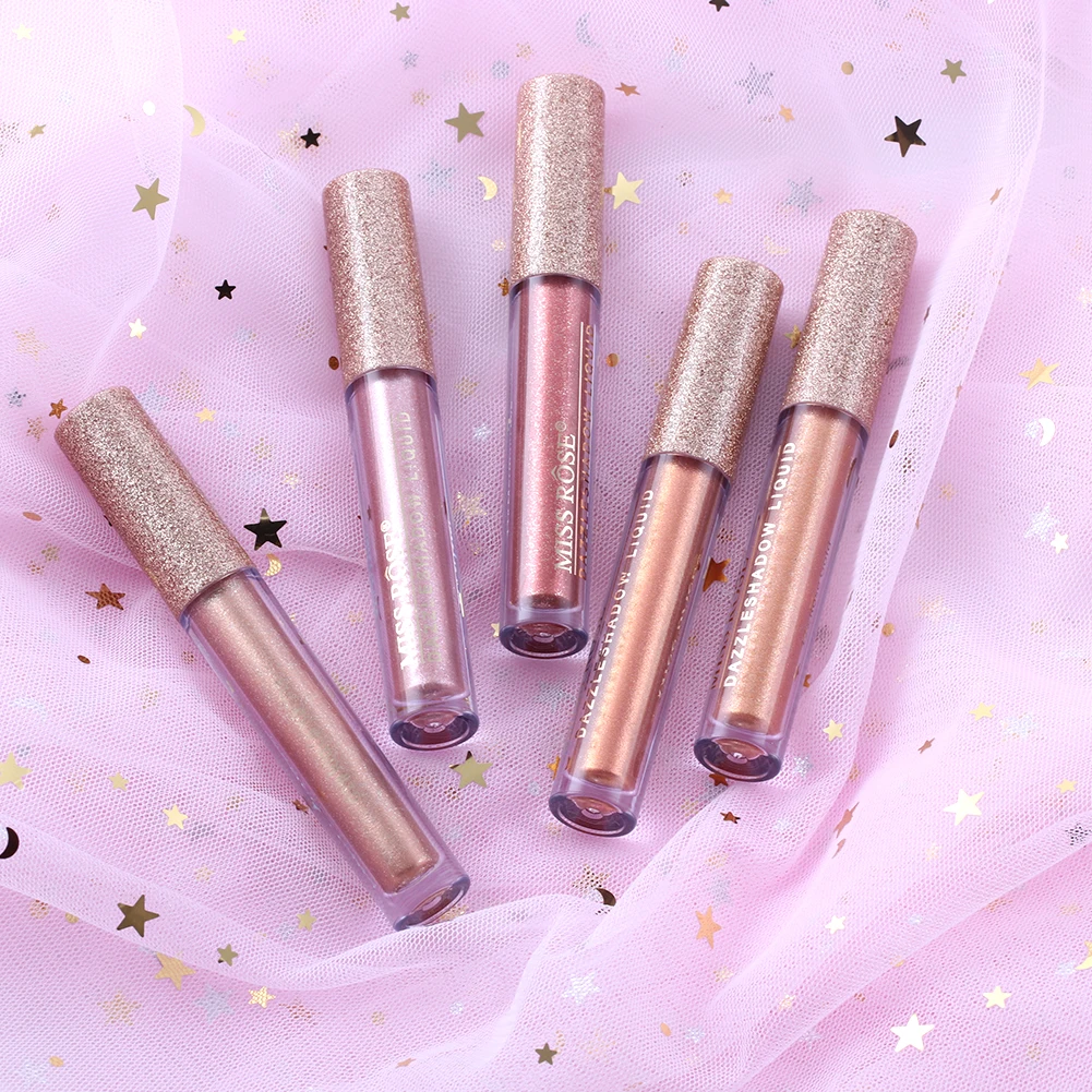 

Newest Glitter liquid eye shadow 12 colors steady makeup Sweatproof Gloss shines Moisturizing Liquid Eyeshadow