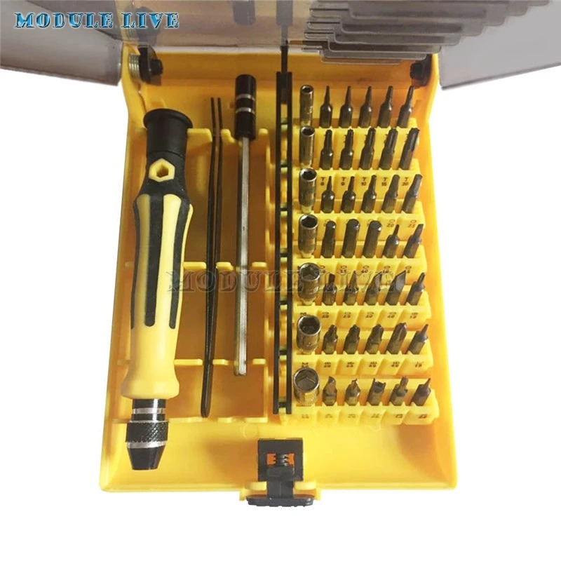 

Professional Applied Precision 45 in 1 45-In-1 Electron Torx Screwdriver Tool Set Hardware Screw Driver