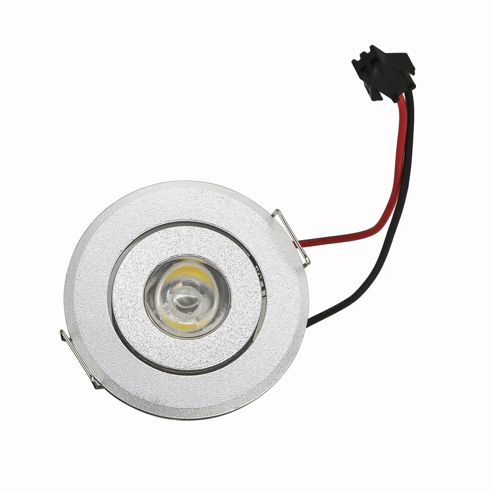 

100pcs/lot 3W Cabinet LED Mini Downlight AC 85-265V Silver Shell Ceiling Recessed Light with LED Driver Warm/Nature White