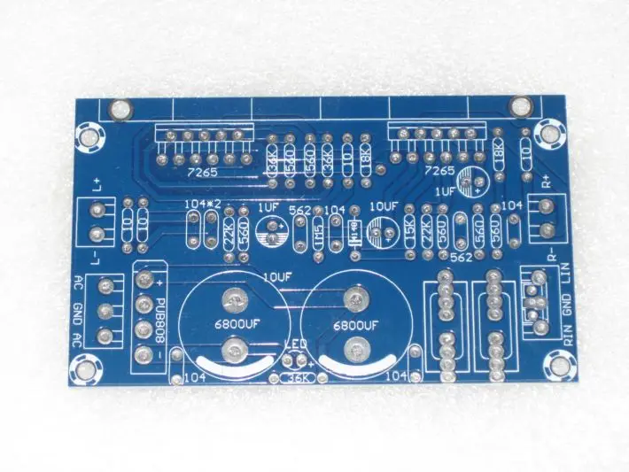 Fannyda TDA7265 BTL 2 0 канальный усилитель мощности PCB пустая плата|Печатные платы| |