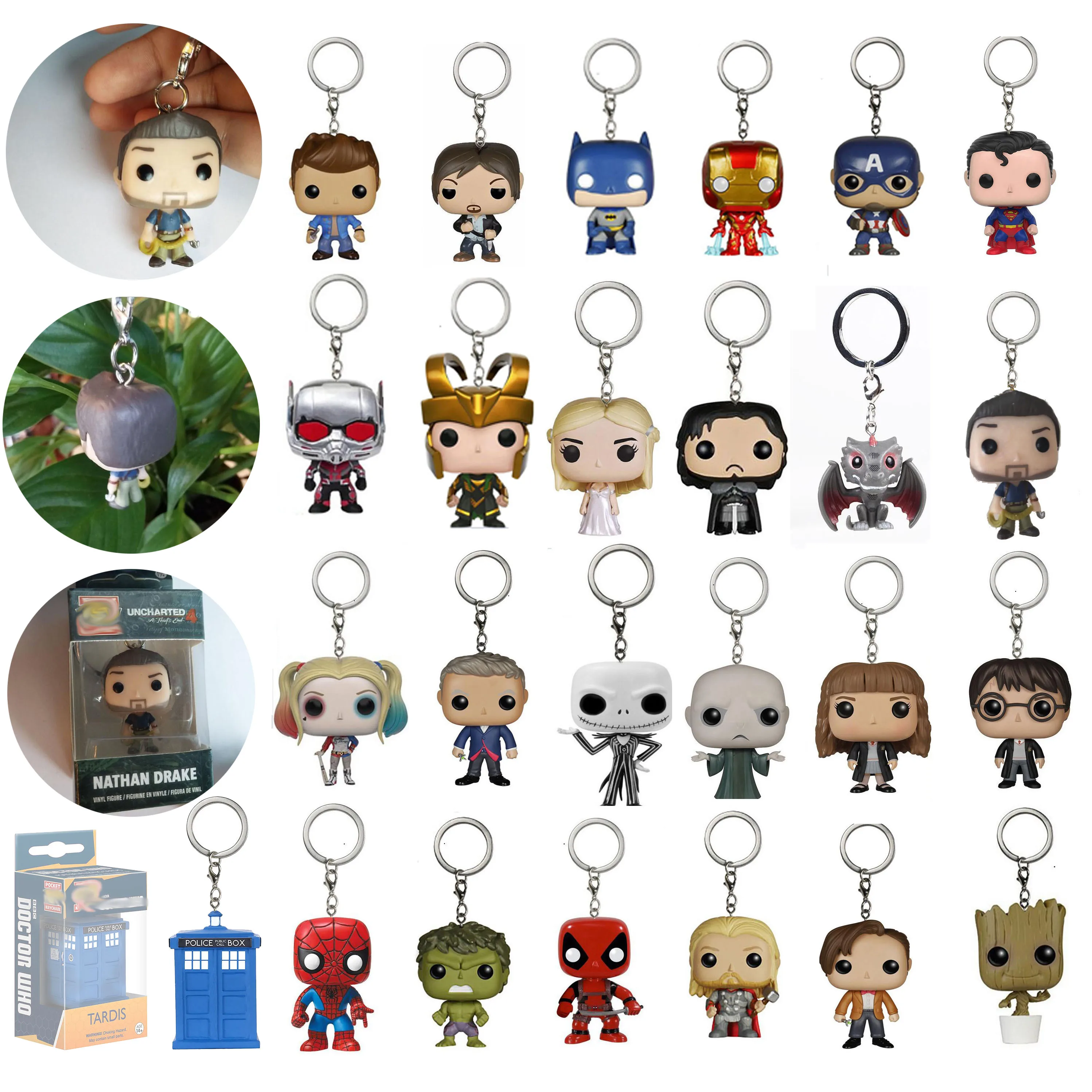 FUNKO POP Игра престолов брелок игрушки Джон Сноу Дейенерис Мстители герой Доктор