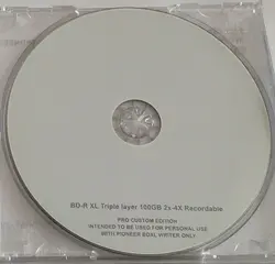 Бесплатная доставка blue ray Disc BD-R XL 100 GB трёхслойная BluRay DVD BDR 100g 2X-4X 5 шт./лот