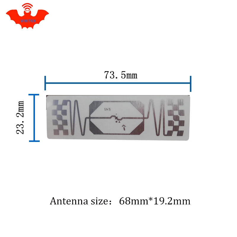 Метка Диапазона UHF RFID Impinj E42 Сухой инкрустация 915 МГц 900 МГц 868 МГц 860-960 МГц Higgs3 EPCC1G2 6C смарт-карты пассивные RFID теги этикетки