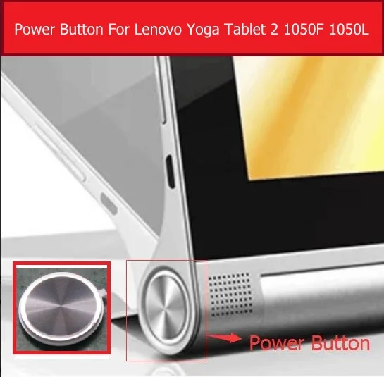 New 100% Genuine On Off Power Button For Lenovo Yoga Yoga Tab 2 1050f 1050l  Power On/off Side Keypad Replacement Repair - Tablet Lcds & Panels -  AliExpress