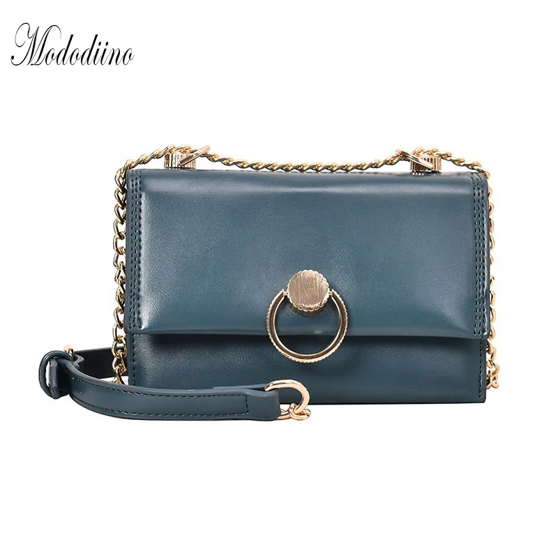 

Mododiino Vintage Small Flap Chains Crossbody Bags For Women Bag Over Shoulder Lock Female Handbag And Purse Clutch DNV1098