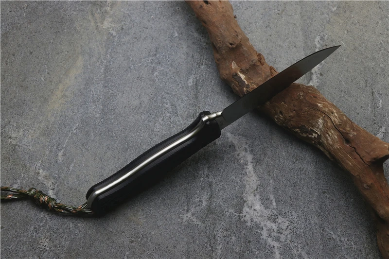 POHL интегрированный нож Niolox blade(шлифовальный) G10 Ручка Открытый Кемпинг деревообрабатывающий сад Многоцелевой Охотничий инструмент