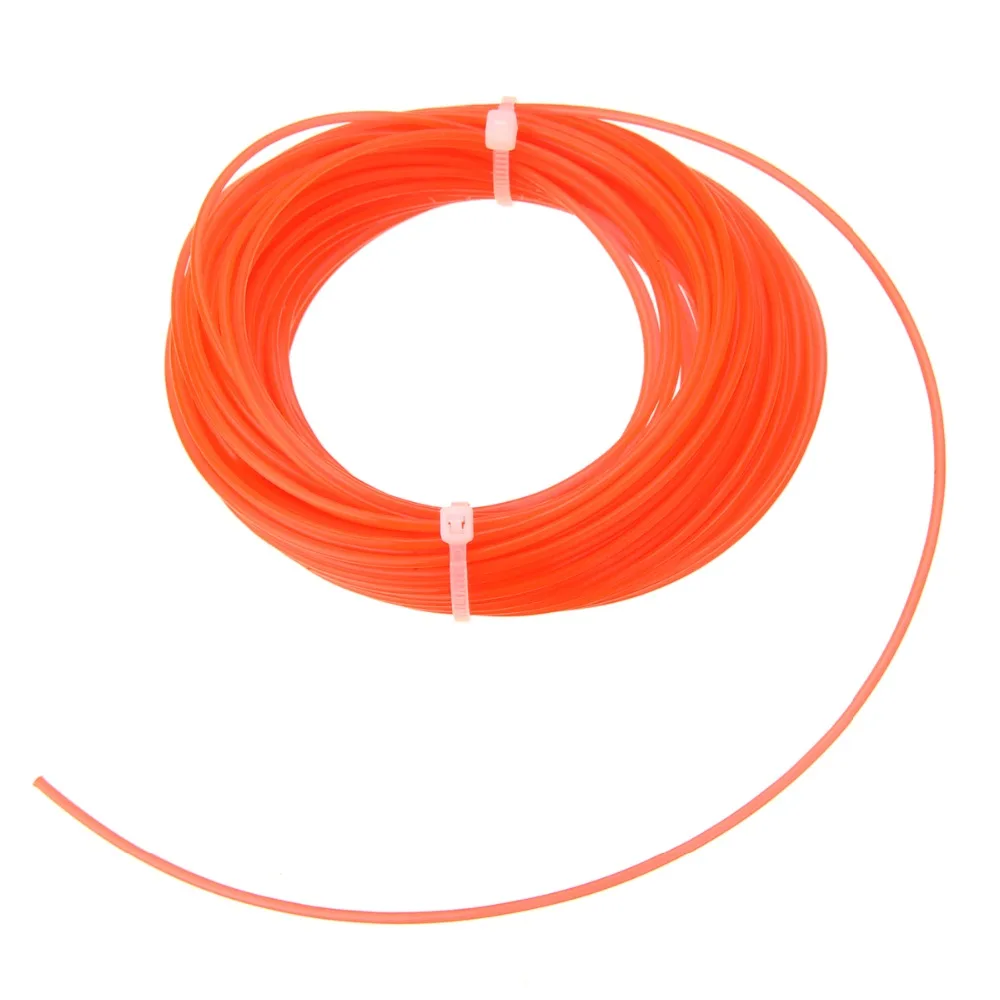 

New Nylon Trimmer Line Rope Roll For Most Petrol Strimmers Machine Lawn Mover Parts 15m x 1.25mm Mayitr
