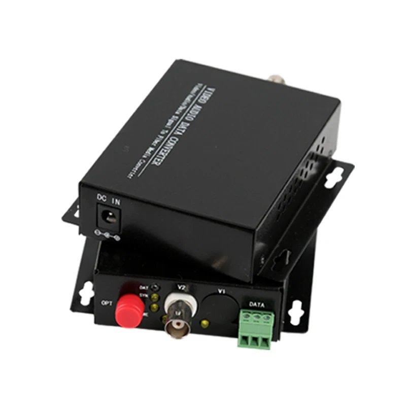 

1 CH Video Fiber Optical Media Converters -1 BNC Transmitter Receiver RS485 Data Single mode 20Km For CCTV Surveillance system