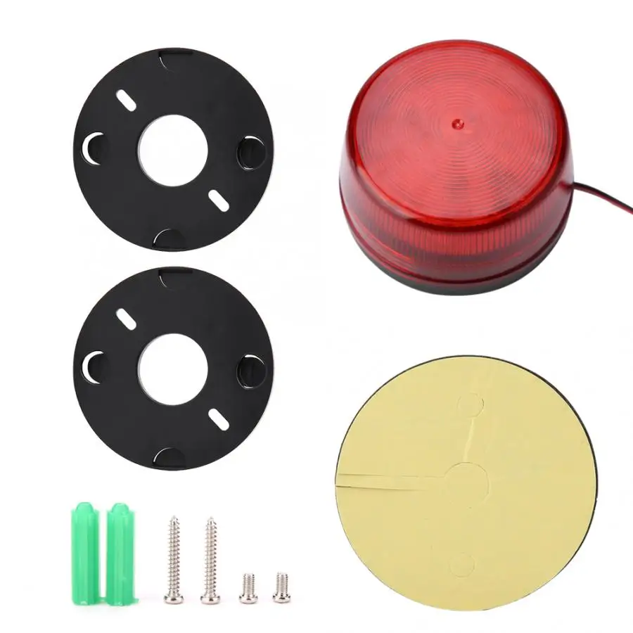 

1PC LED Flashing Lamp Security Alarm Strobe Signal Warning Light LED Flashing Lamp Security Alarm