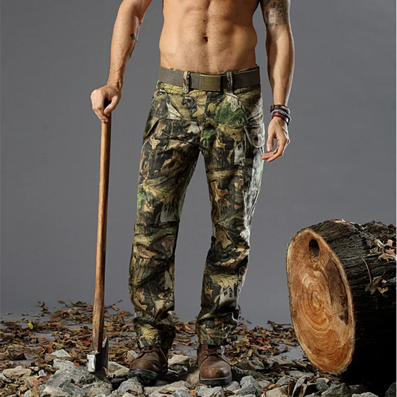

Men's Military Snake Camouflage Tactical Pants Mandrake Typhon Grain Printing Trousers for Outdoor Army Hunting