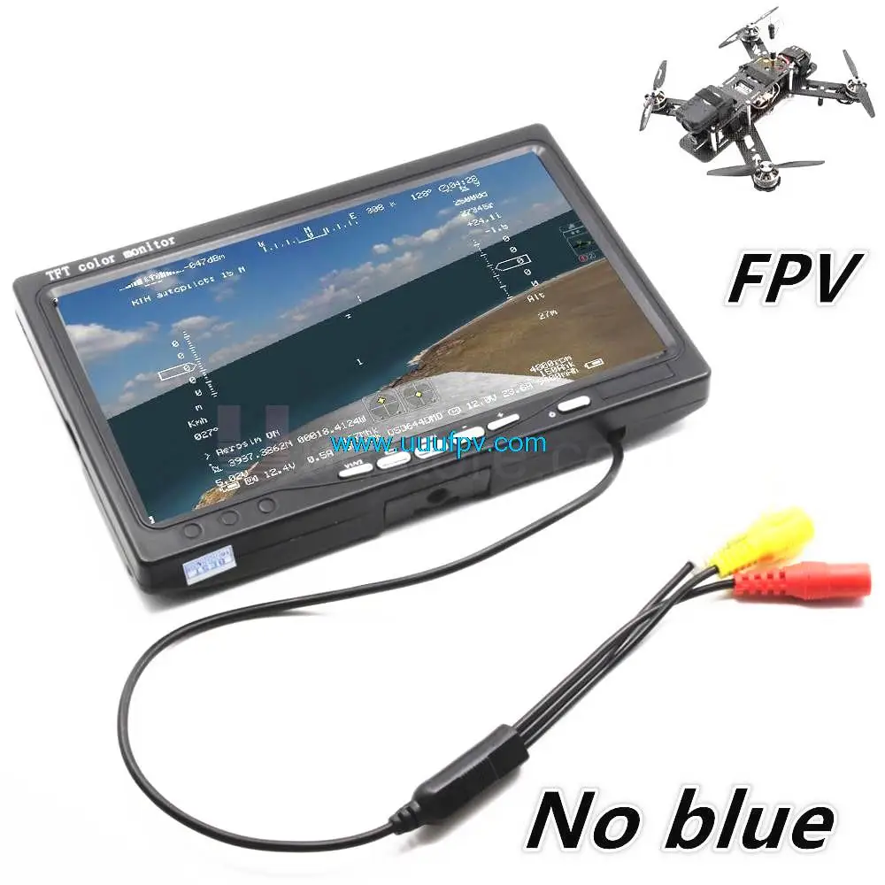 15 км FPV комбинированная система 5 8 ГГц 2000 мВт Передатчик без синего экрана монитор