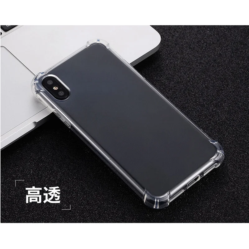 Transparent silicone case iphone 4 5 6 7 s plus x (8)