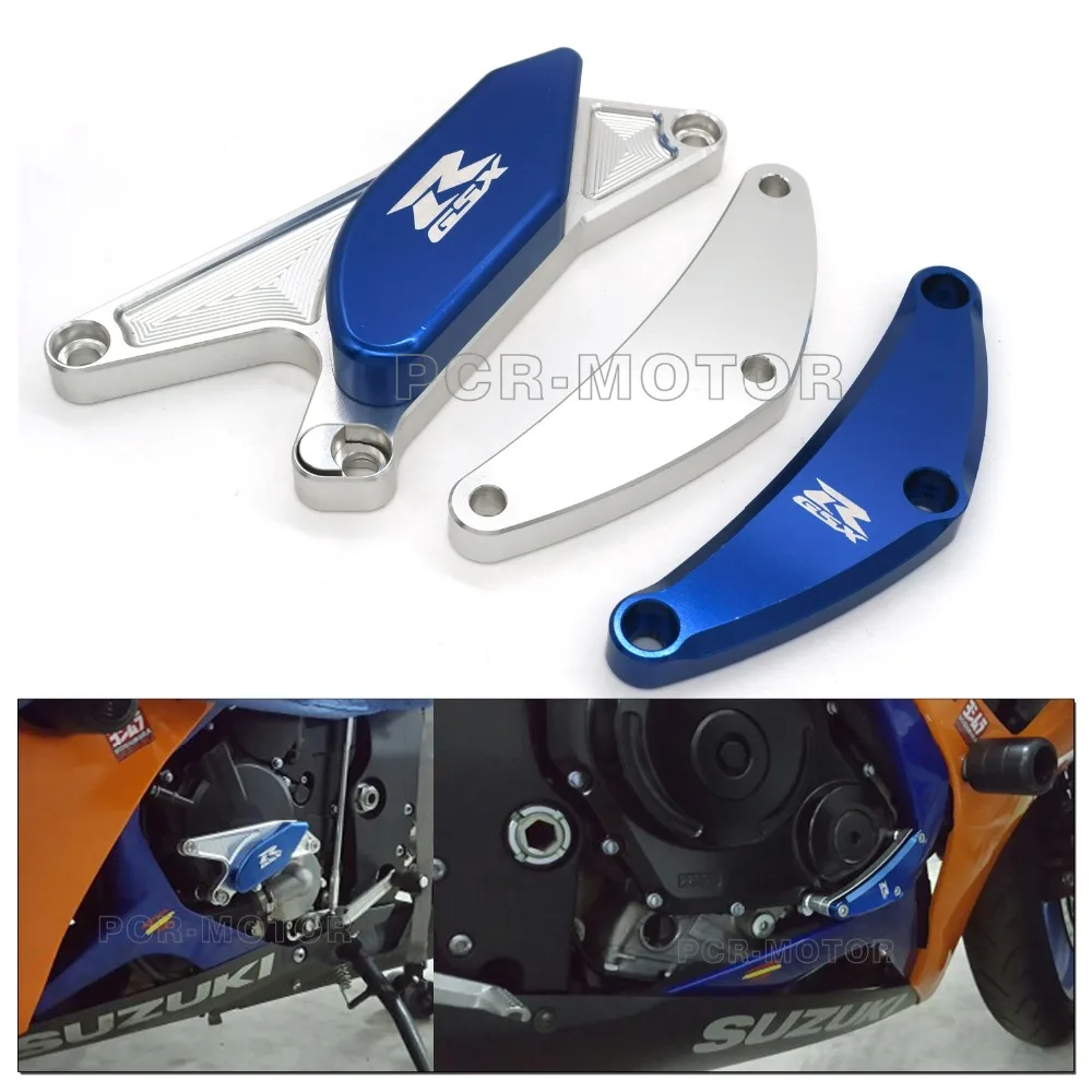 

Motorcycle Falling Protection Aluminum Engine Guard Frame Sliders Crash pad Protector Blue For Suzuki GSXR 600 750 2006-2012