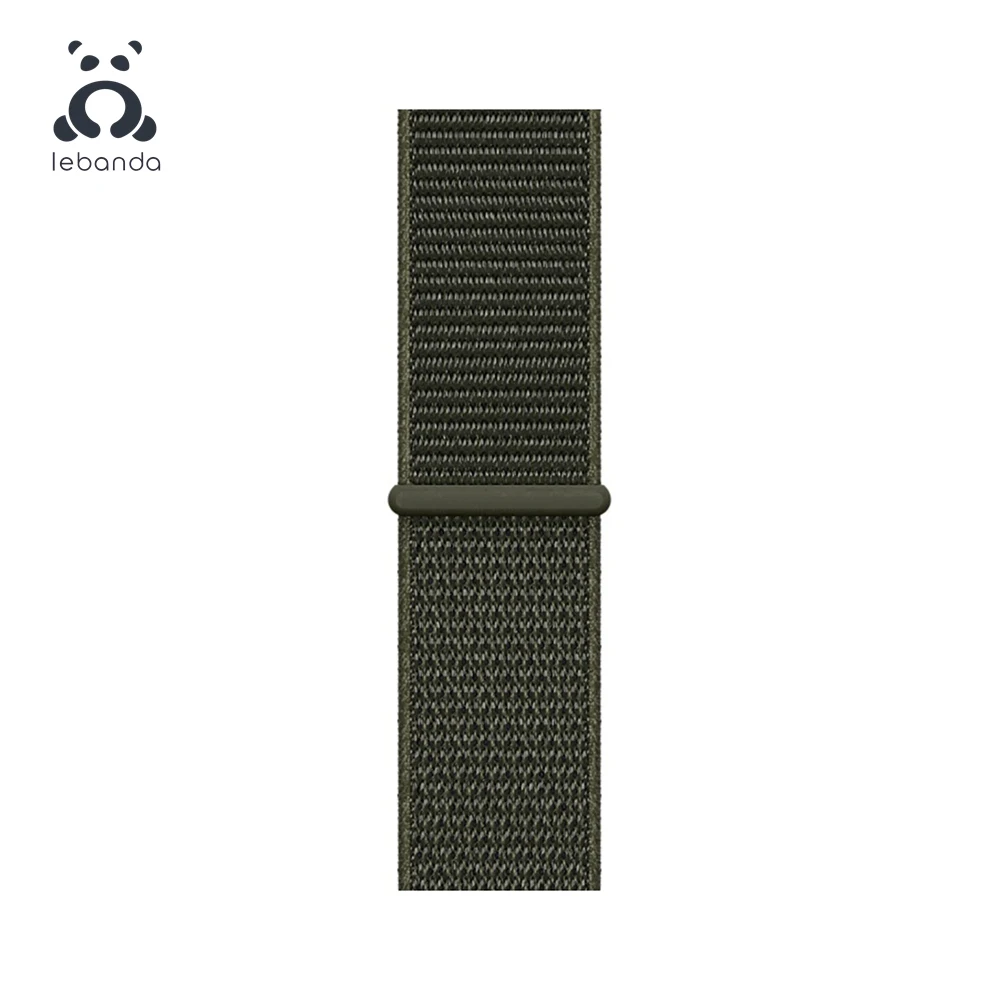 Lebanda Sport loop для apple watch 5, 4, 3, 2, 1, ремешок для iwatch 38, 40, 42, 44 мм, тканый нейлоновый ремешок, Аляска, синий - Цвет ремешка: Cargo Khaki