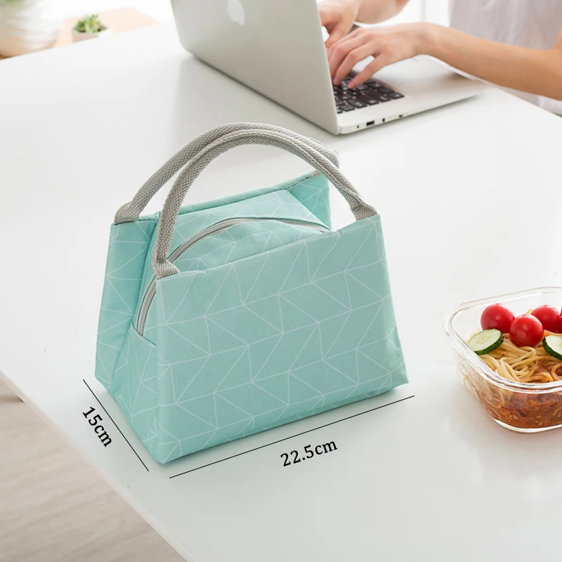 LIYIMENG Lunch Box Handbag Students Food Organizer Waterproof Fruit Container Kitchen Storage Dinner Bag3