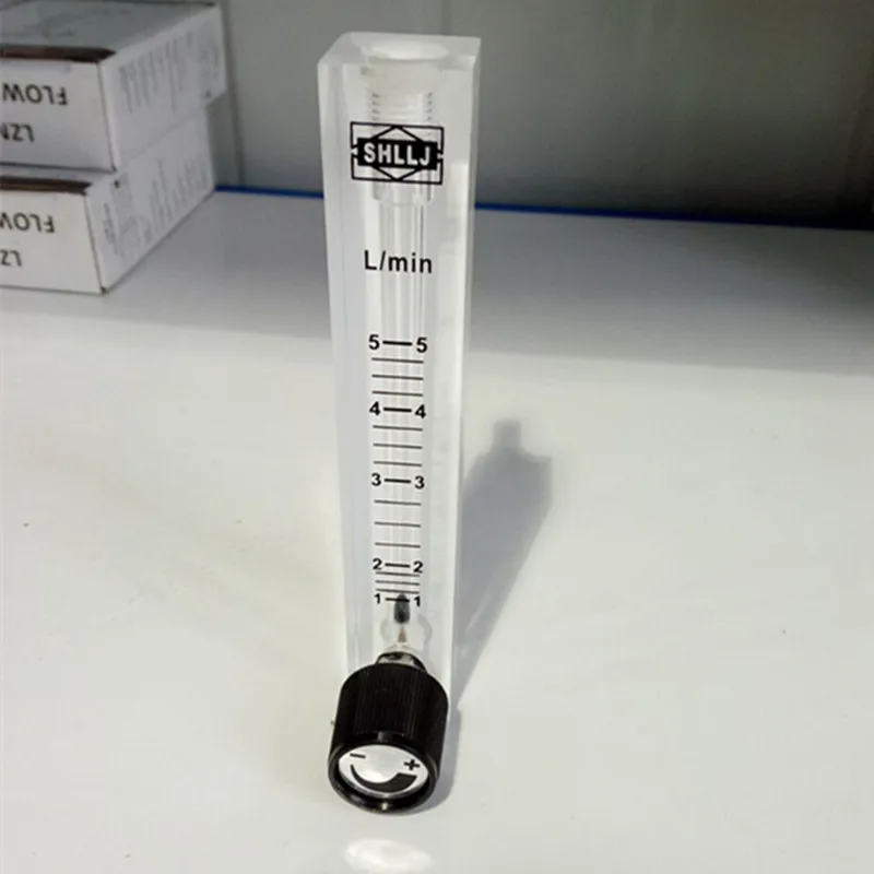 LZQ 7 1 5LPM air flow meter gas flow meter Indicator with control valve