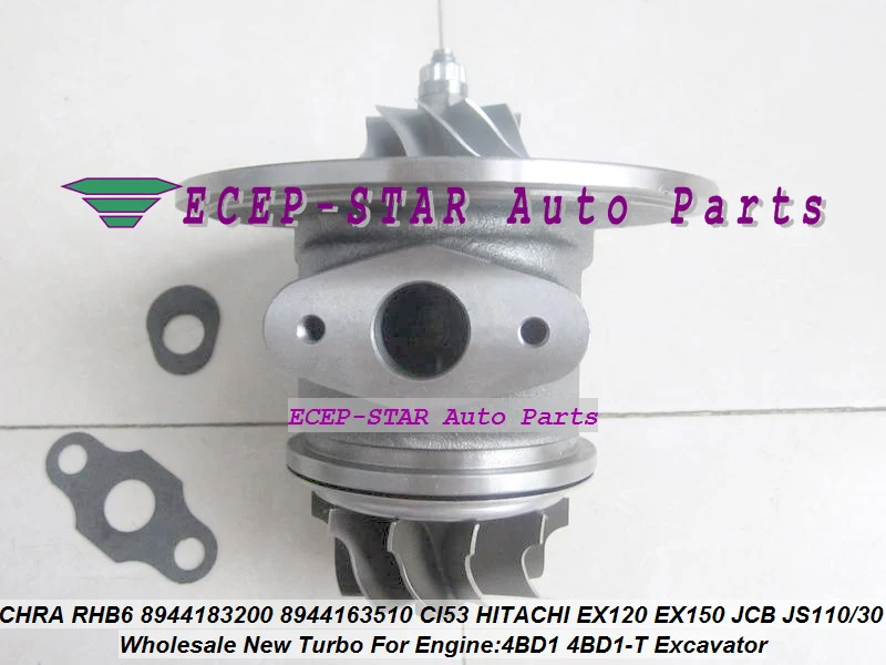 Turbo CHRA RHB6 8944183200 8944163510 CI53 HITACHI EX120 EX150 JCB JS110 JS130 (1)