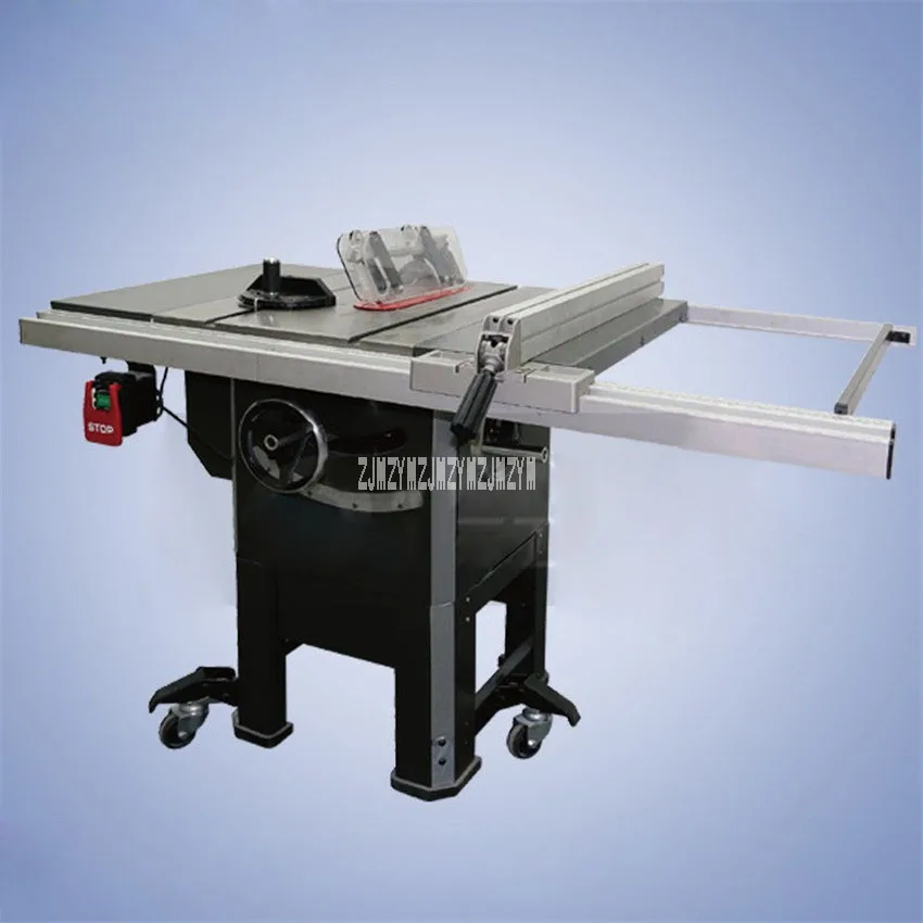 New 1500W Heavy Cast Iron Table Saw 10 Inch Push Table Saw Woodworking