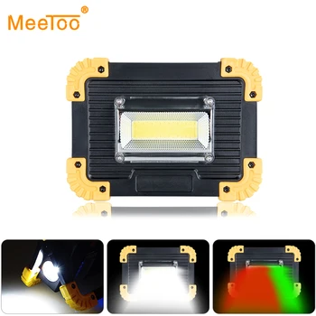 

Rechargeable 20W COB LED Flashlight Work Light Lantern Flood Light USB Power Out Torch For Camping Tent Hand Lamp Car Repair