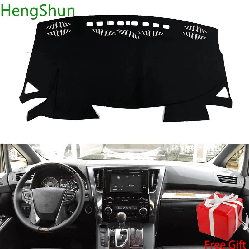 

For Toyota ALPHARD 2015 2018 Car Styling Dash Mat Dashmat Dashboard Sticker Cover Sun Shade Dash Board Cover Carpet