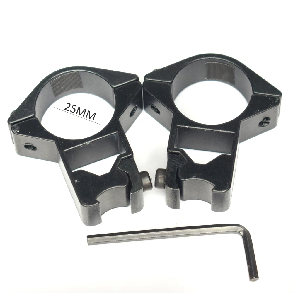 

2pcs Hunting Accessories 25mm Laser Sight Mount Tactical Riflescope Flashlight Gun Scope Mount 11mm gun rail mount