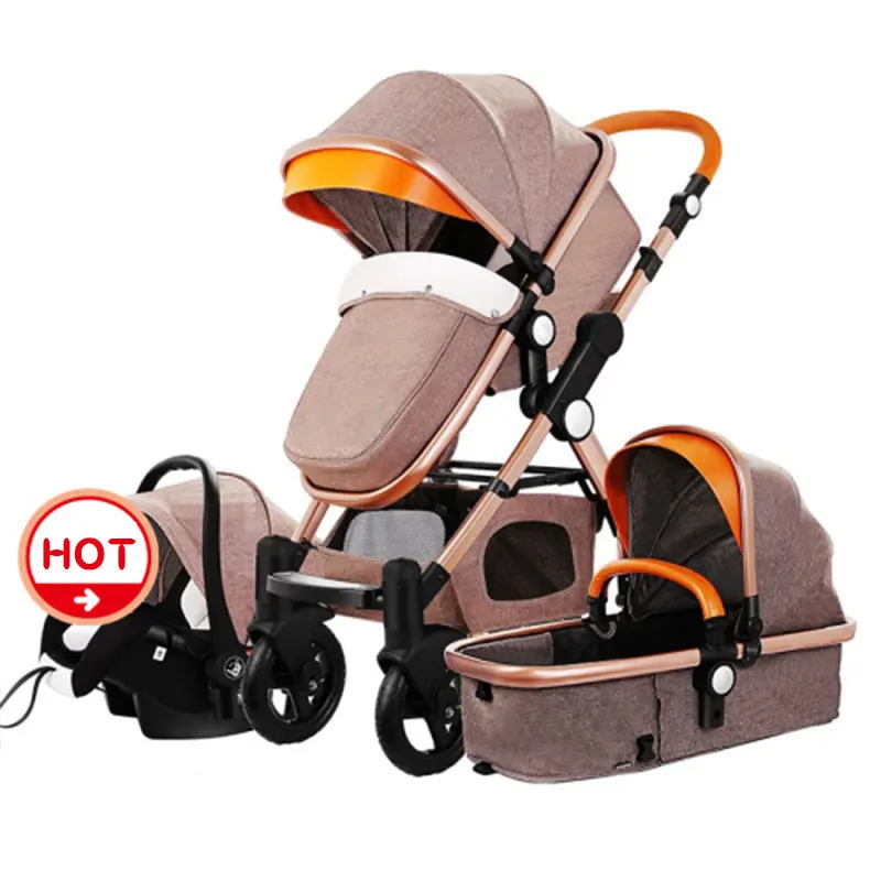 Buy 4 in1 baby strollers folding baby car aluminium