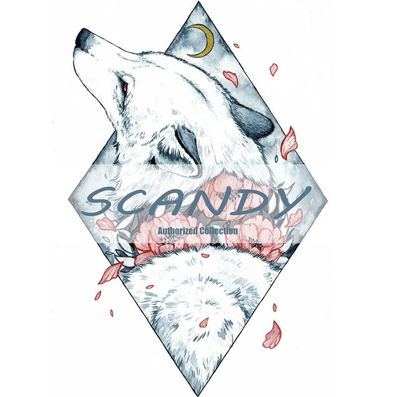 Толстовка на молнии Wolf By Scandy с 3d принтом для мужчин и женщин|Толстовки свитшоты| |