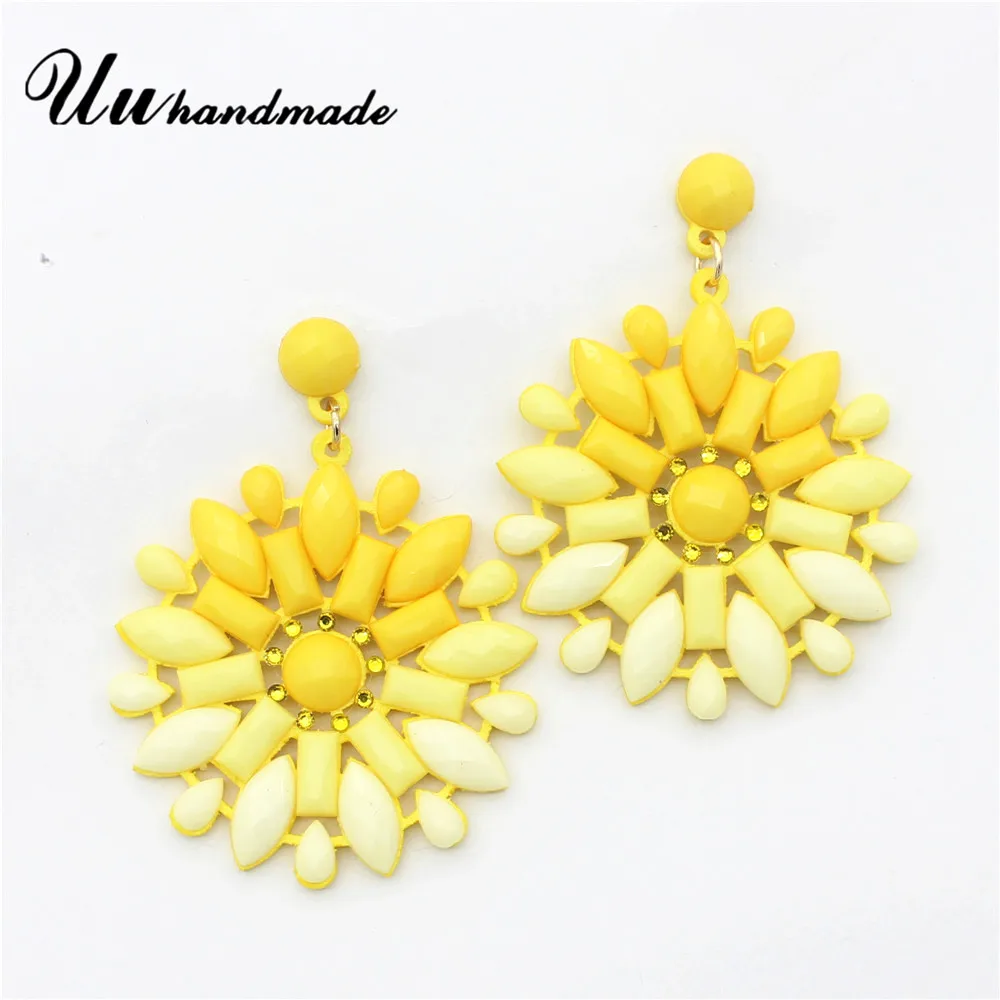 Серьги Новое поступление модные Brincos длинные Oorbellen Pendientes Mujer Moda Brinco Каффа круглые