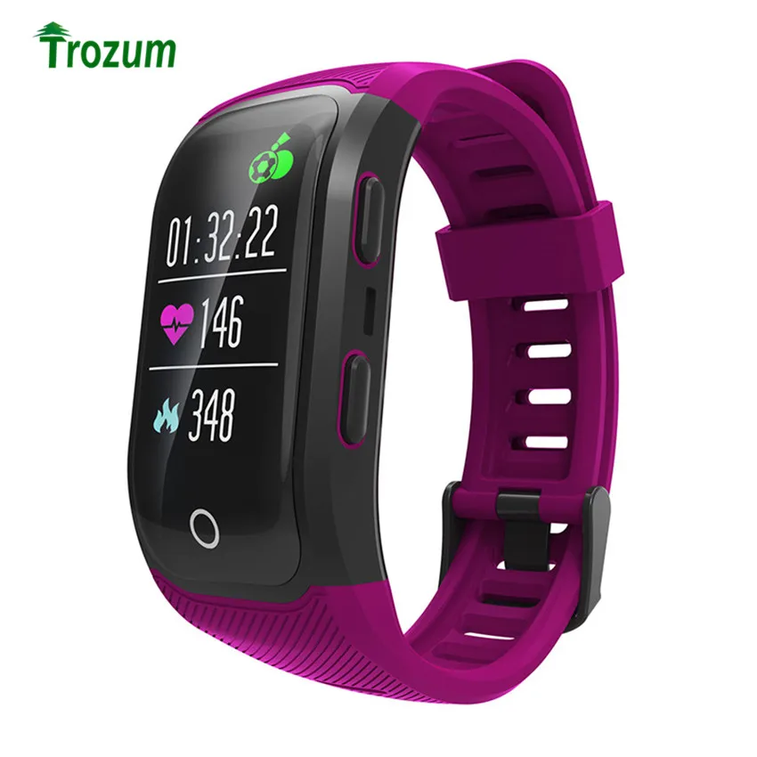 

S908S Color Screen Activity Fitness Tracker Smart Band IP68 Waterproof GPS Heart Rate Monitor display sport wristband bracelet