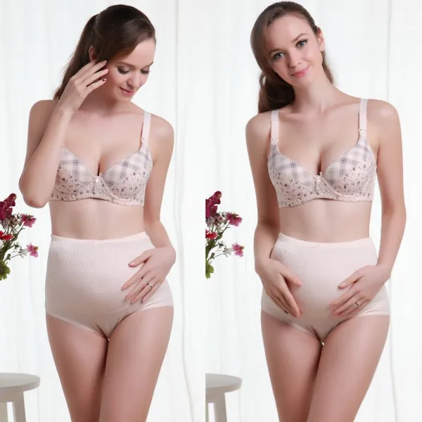 High Quality Cotton Pregnant Belly Care Maternity Panties Brief Pregnancy High Waist Underwear